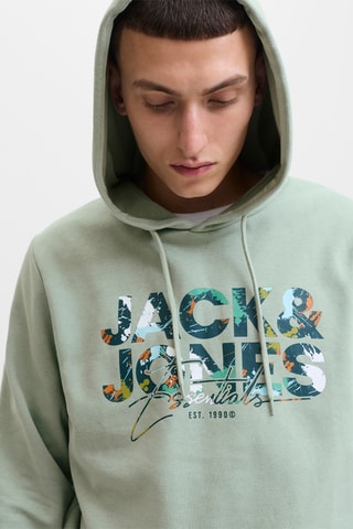 Sweat à capuche - Vert d'eau