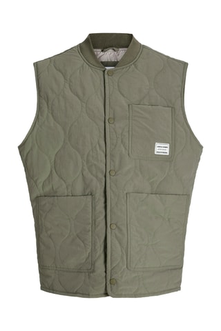 Doudoune sans manches - Vert olive