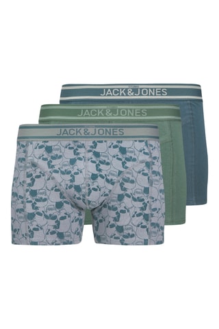 3 boxers - Gris et vert clair