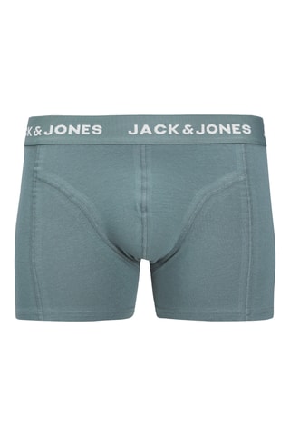 3 boxers - Bleu-gris et moutarde