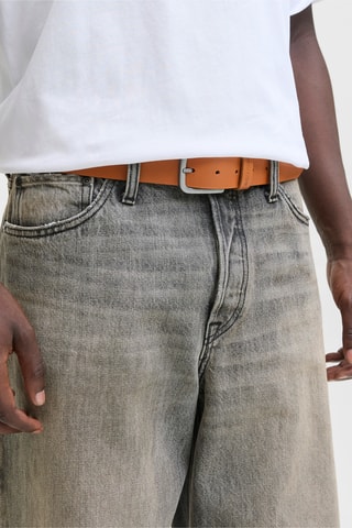 Ceinture en cuir - Camel