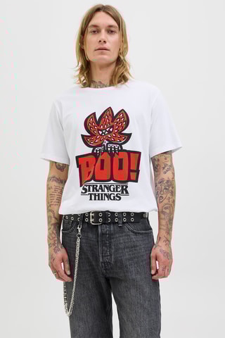 T-shirt Stranger Things - Blanc