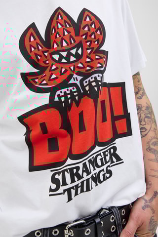 T-shirt Stranger Things - Blanc