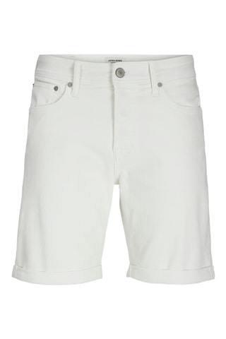 Short en jean - Blanc