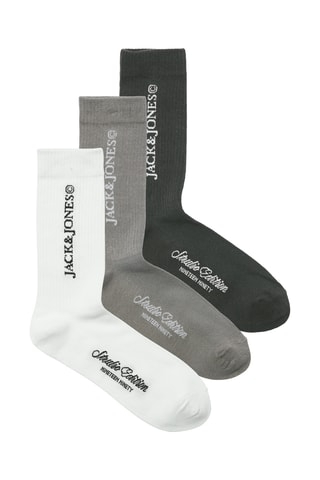 3 paires de chaussettes - Gris foncé
