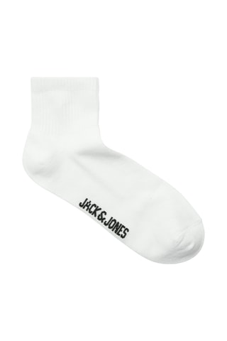 3 paires de chaussettes - Bleu pétrole et blanc