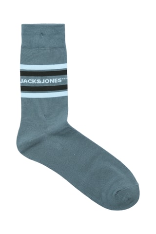 3 paires de chaussettes - Blanc, bleu cobalt et noir