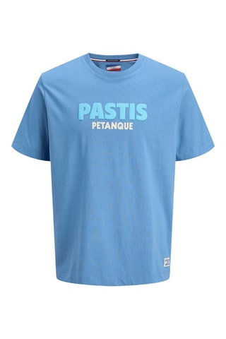 T-shirt en coton biologique - Bleu