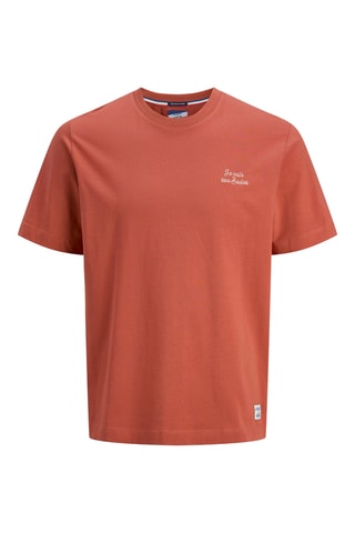 T-shirt en coton biologique - Rouge brique