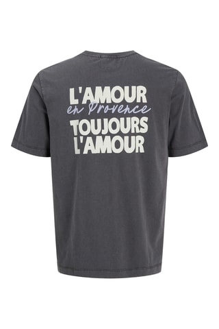 T-shirt en coton biologique - Anthracite