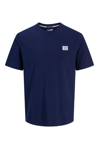 T-shirt en coton biologique - Bleu marine