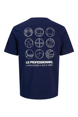 T-shirt en coton biologique - Bleu marine