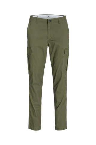 Pantalon cargo - Vert olive