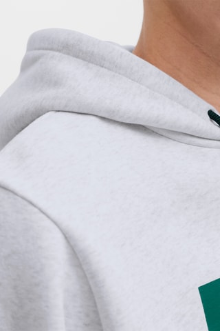 Sweat à capuche - Blanc chiné