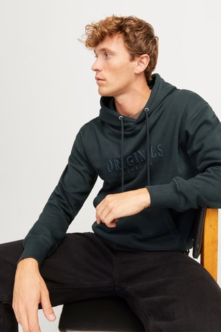 Sweat à capuche - Vert foncé