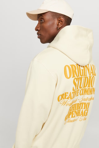 Sweat à capuche - Ecru
