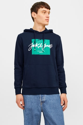 Sweat à capuche - Bleu marine