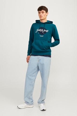 Sweat à capuche - Bleu