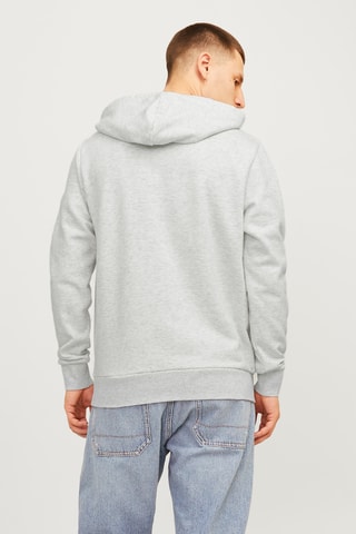 Sweat à capuche - Blanc chiné