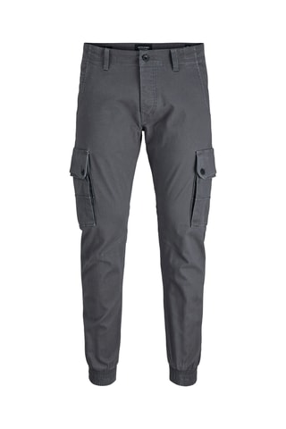 Pantalon cargo en coton biologique - Anthracite
