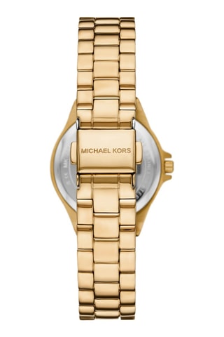 Montre à quartz en acier - Doré
