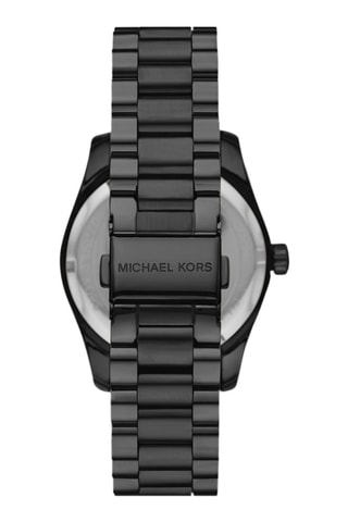 Montre à quartz en acier - Noir