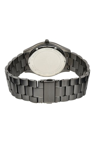 Montre à quartz en acier - Gris
