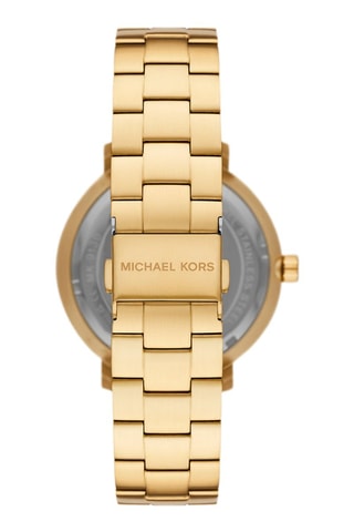 Montre à quartz en acier - Doré et noir