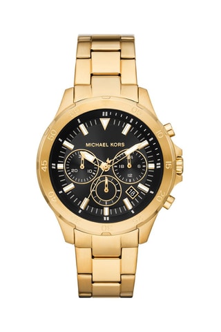 Montre à quartz en acier Grayson - Doré
