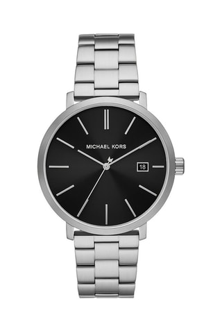 Montre à quartz en acier Blake Argenté et noir
