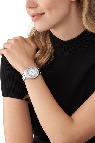 Montre à quartz en acier - Argenté