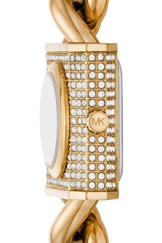 Montre à quartz en acier - Doré