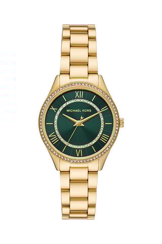 Montre à quartz en acier - Doré