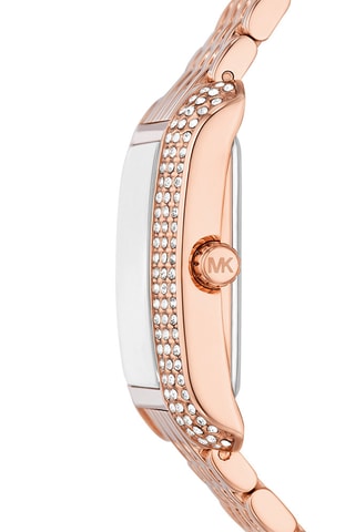 Montre à quartz en acier - Doré rose