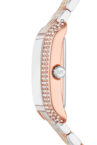 Montre à quartz en acier - Doré et argenté