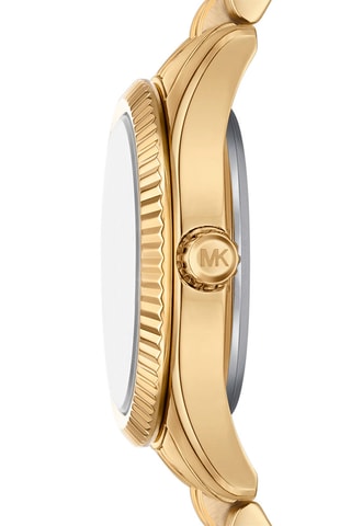 Montre à quartz en acier - Doré