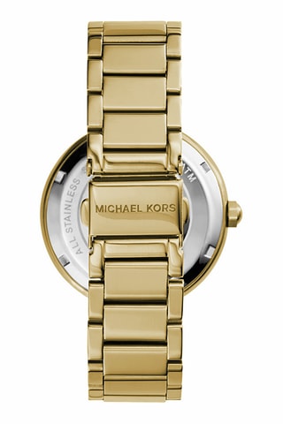 Montre à quartz en acier - Doré