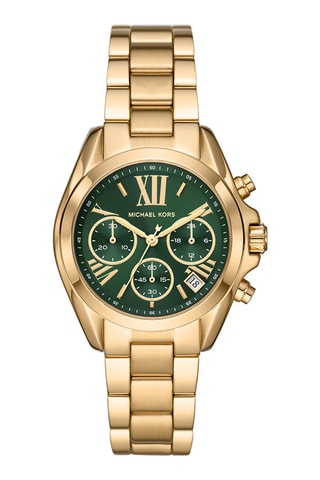 Montre à quartz en acier - Chronographe - Doré