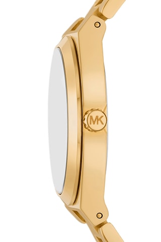 Montre à quartz en acier - Doré