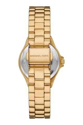Montre à quartz en acier - Doré