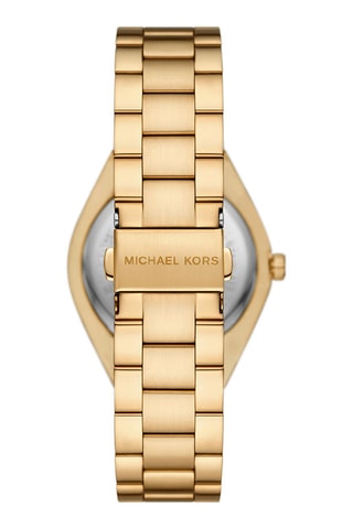 Montre à quartz en acier - Doré