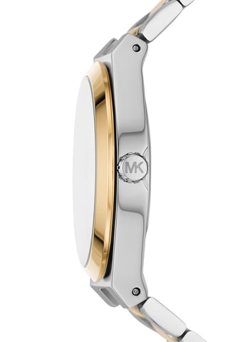 Montre à quartz en acier - Argenté et doré
