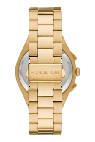 Montre à quartz en acier - Chronographe - Doré