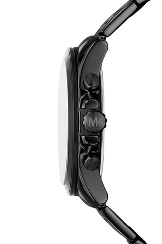 Montre à quartz en acier  Chronographe - Noir