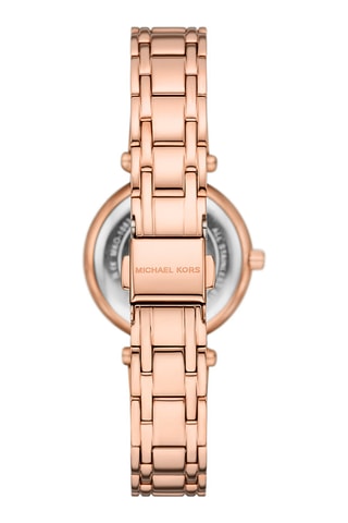 Montre à quartz en acier - Doré rose