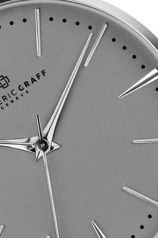 Montre à quartz en acier - Argenté et gris - Frederic Graff