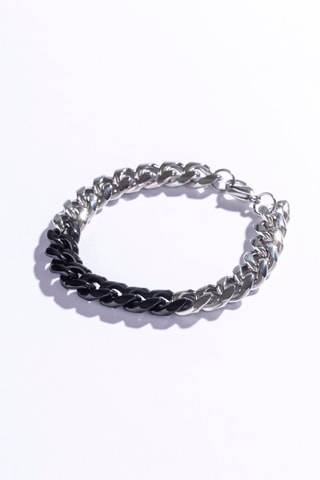 Bracelet - Argenté et noir - Marc Malone