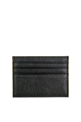 Porte-cartes en cuir - Noir