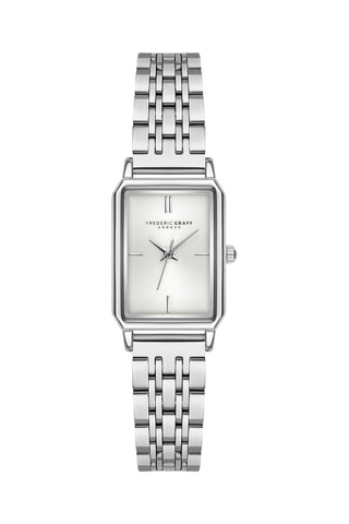 Montre à quartz en acier - Argenté - Frederic Graff