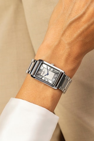 Montre à quartz en acier - Argenté - Frederic Graff